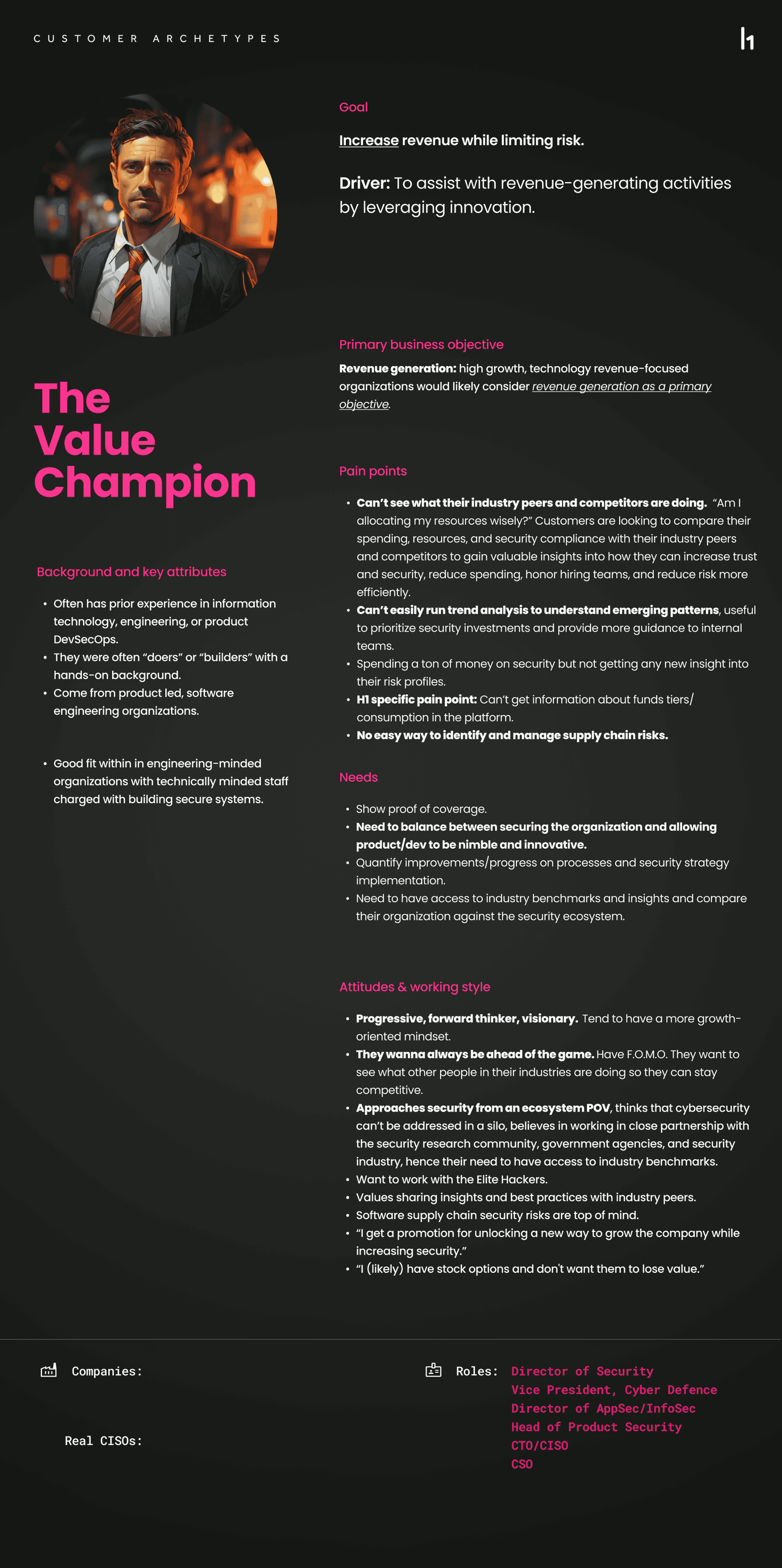 The Value Champion